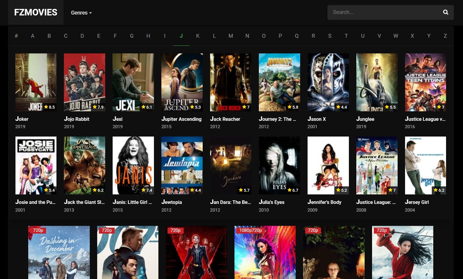 Trending movies and TV shows available on FZmovies